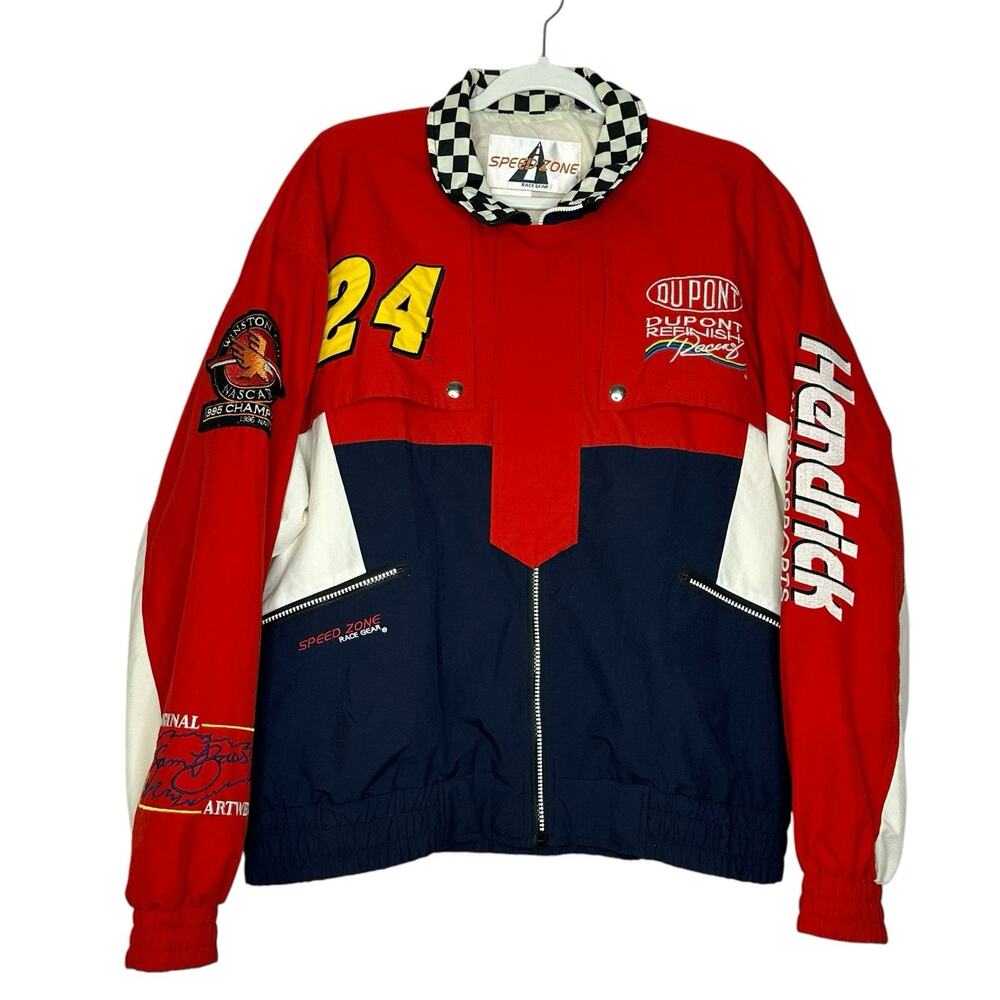 Speed Zone Race Gear Jeff Gordon 24 Jacket Vintage 1996 Hendrick Motor Sport XXL